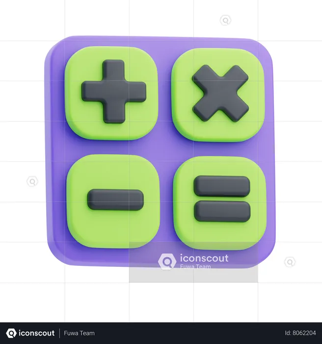 Calculator  3D Icon