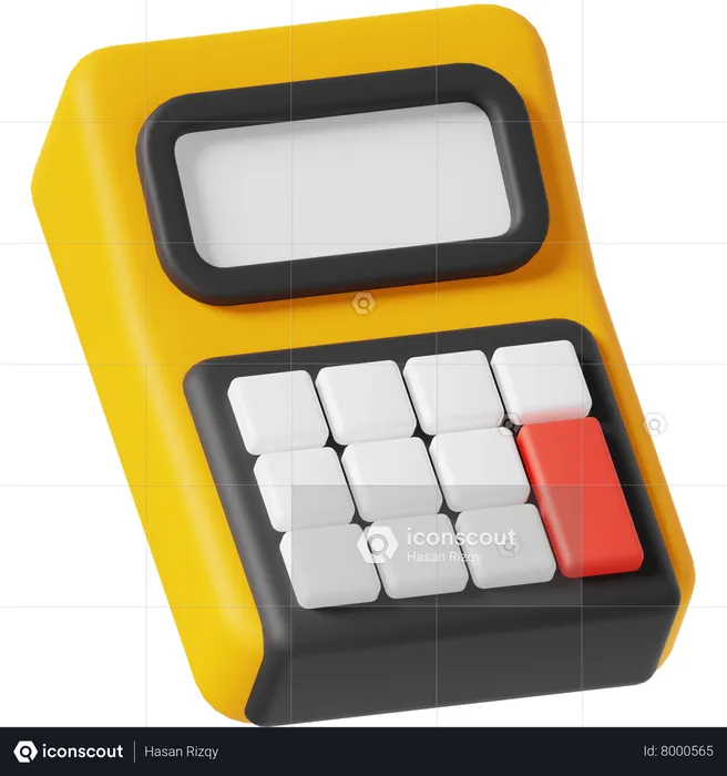 Calculator  3D Icon