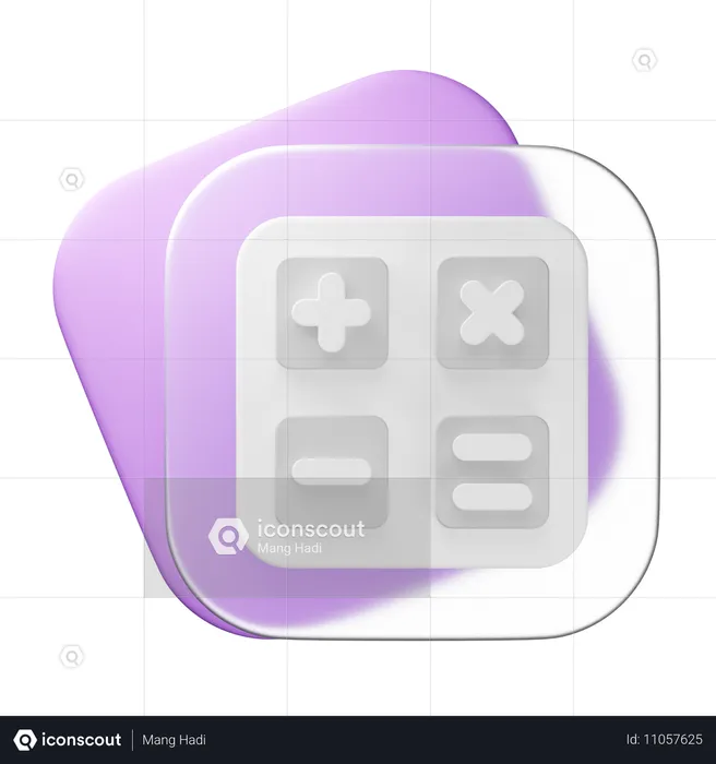 Calculator  3D Icon