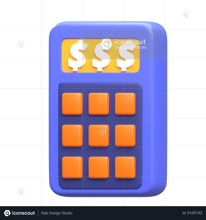 Calculator  3D Icon