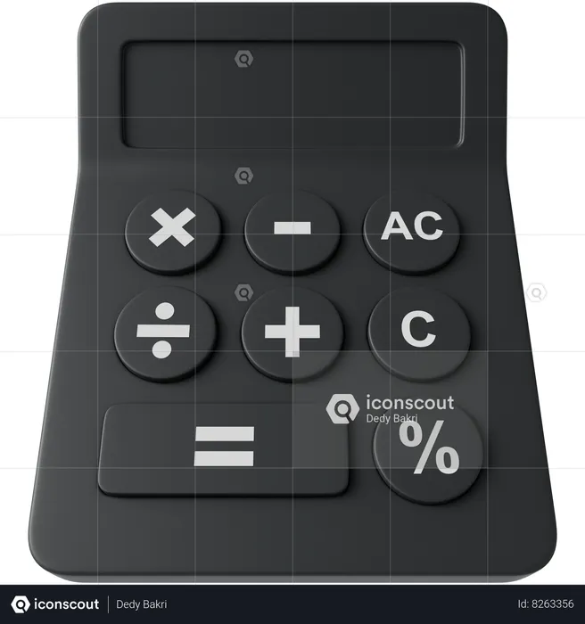 Calculator  3D Icon