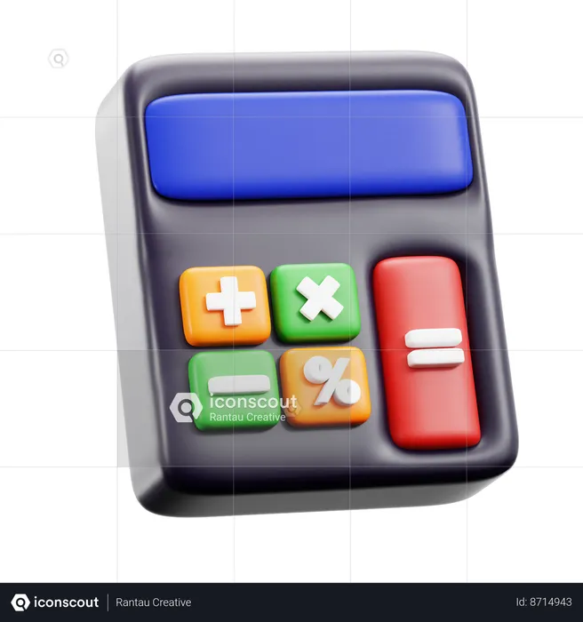 Calculator  3D Icon