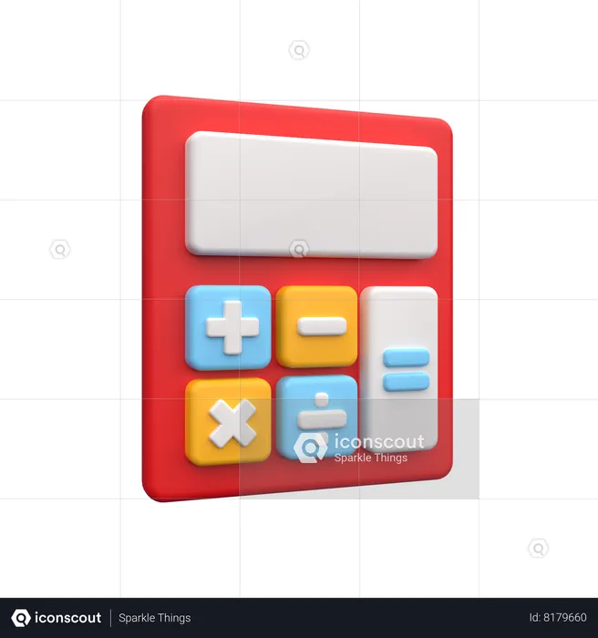 Calculator  3D Icon