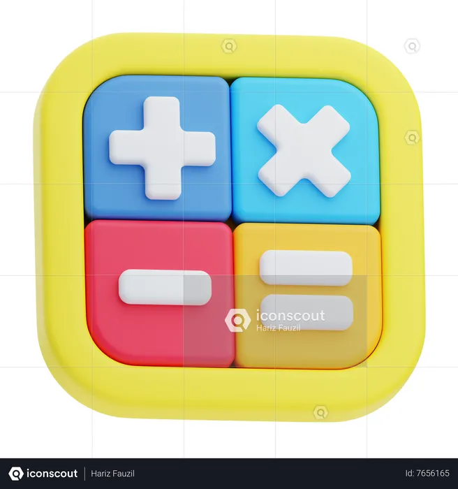 Calculator  3D Icon