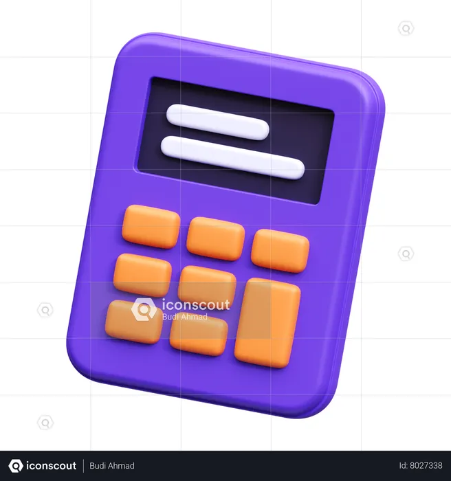 Calculator  3D Icon