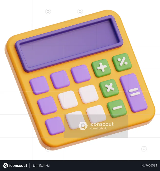 Calculator  3D Icon