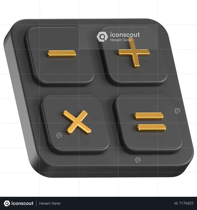 Calculator  3D Icon