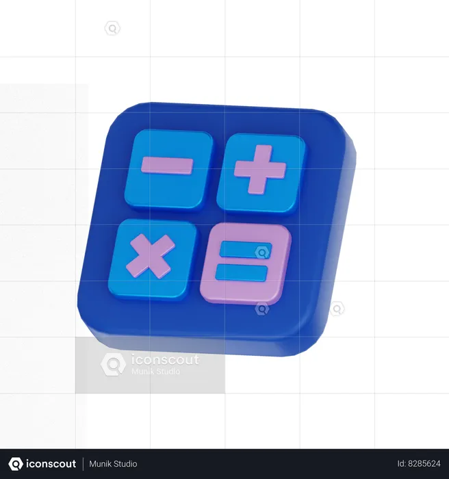 Calculator  3D Icon