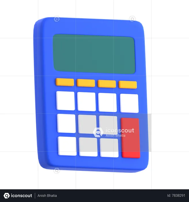 Calculator  3D Icon