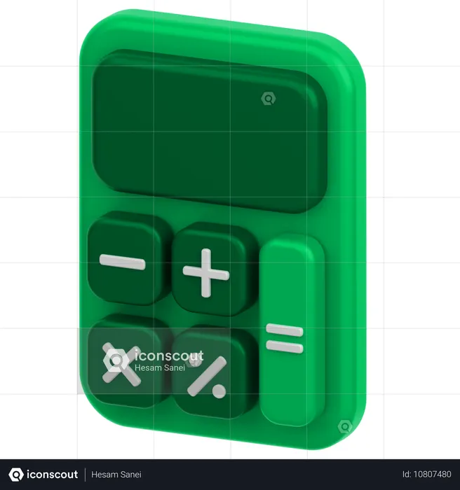 Calculator  3D Icon
