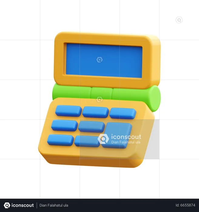 Calculator  3D Icon