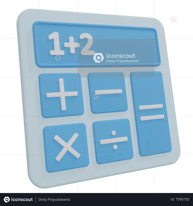 Calculator  3D Icon