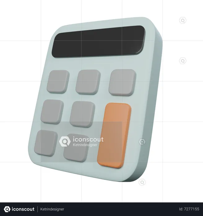 Calculator  3D Icon