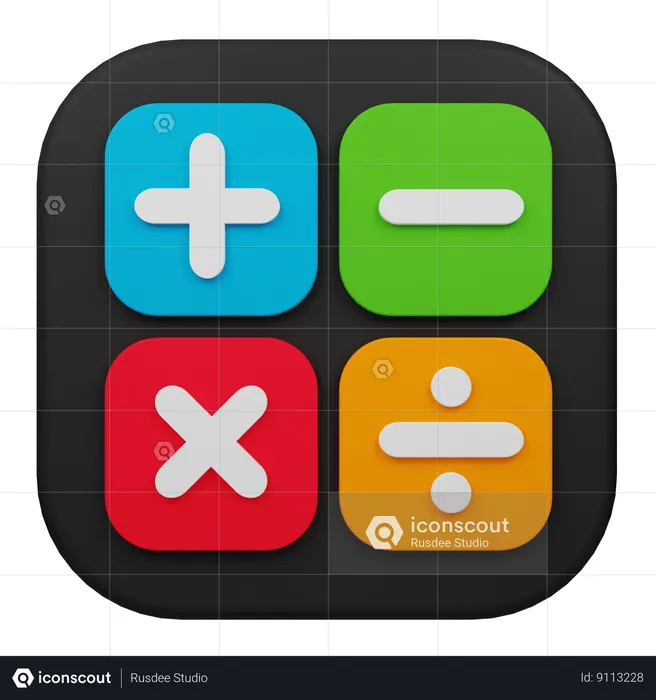 Calculator  3D Icon