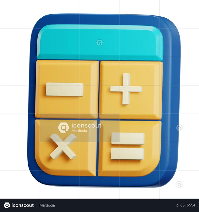 Calculator  3D Icon