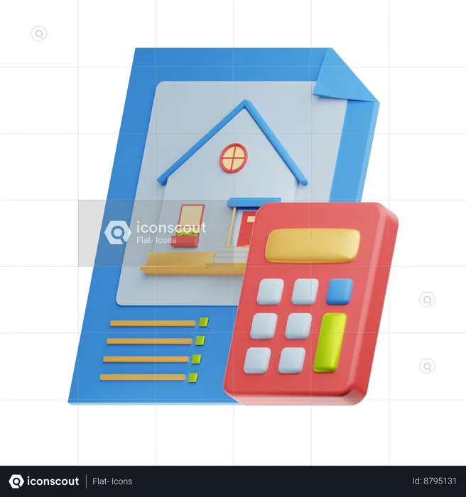 Calculator  3D Icon