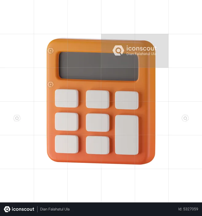 Calculator  3D Icon