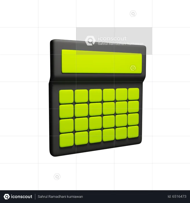 Calculator  3D Icon