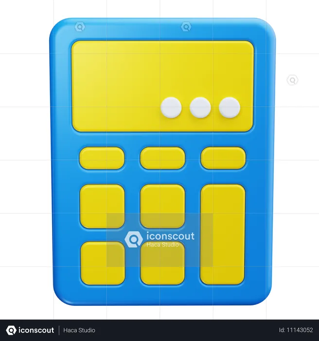 Calculator  3D Icon