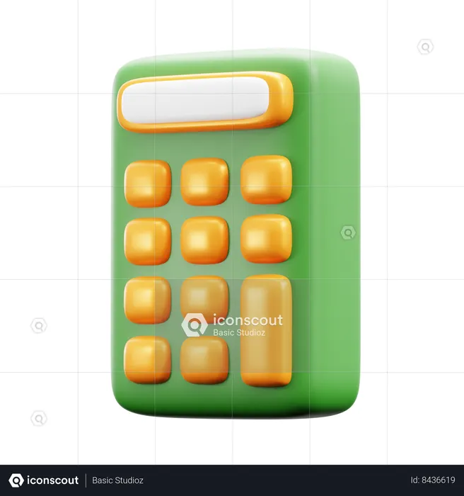 Calculator  3D Icon