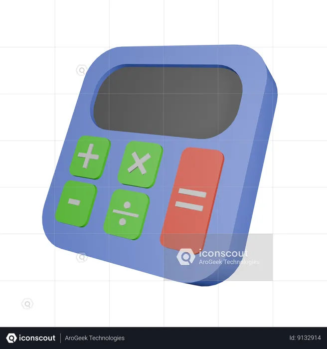 Calculator  3D Icon