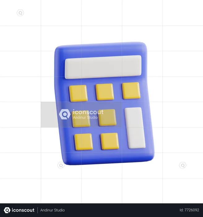 Calculator  3D Icon