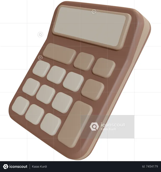 Calculator  3D Icon