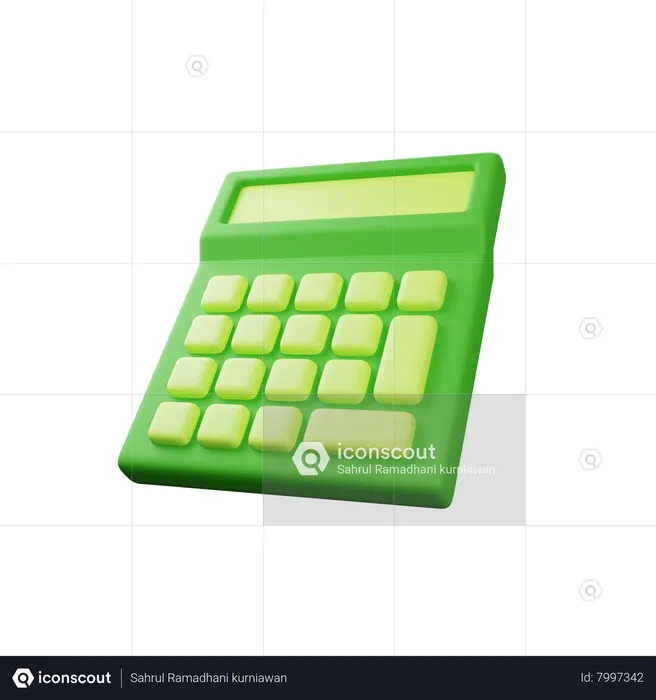 Calculator  3D Icon