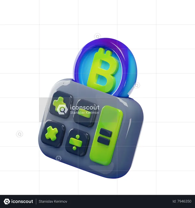 Calculator  3D Icon