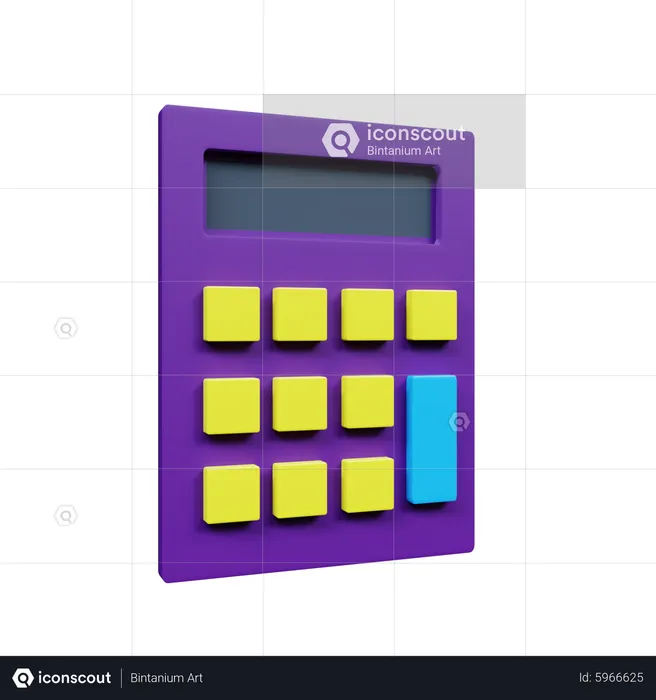 Calculator  3D Icon