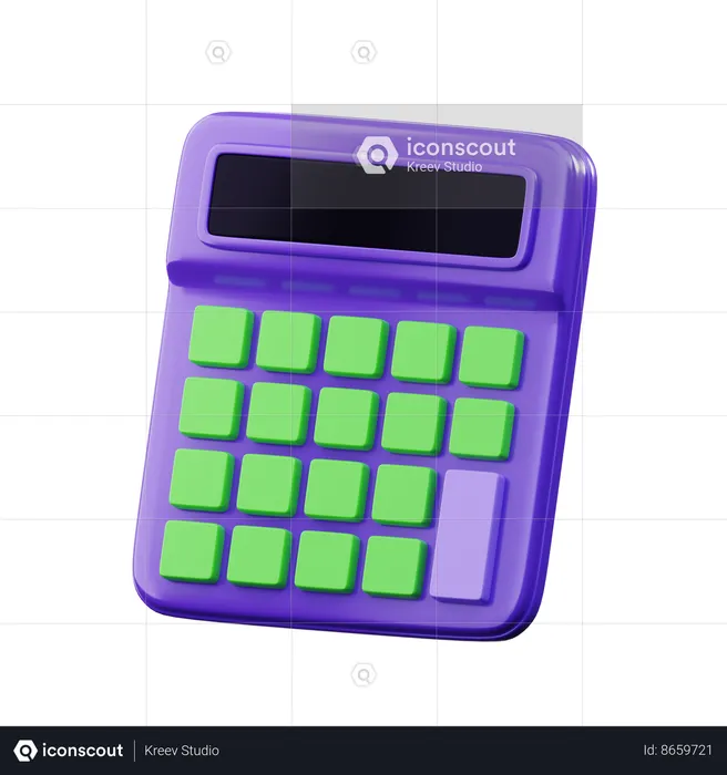 Calculator  3D Icon