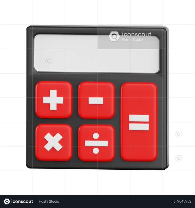 Calculator  3D Icon