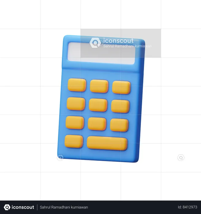 Calculator  3D Icon