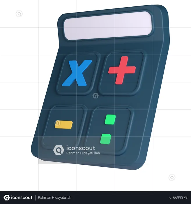 Calculator  3D Icon