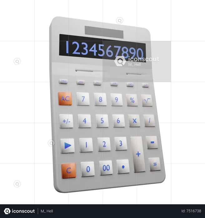 Calculator  3D Icon