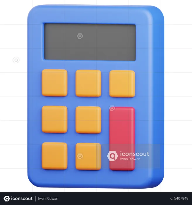 Calculator  3D Icon