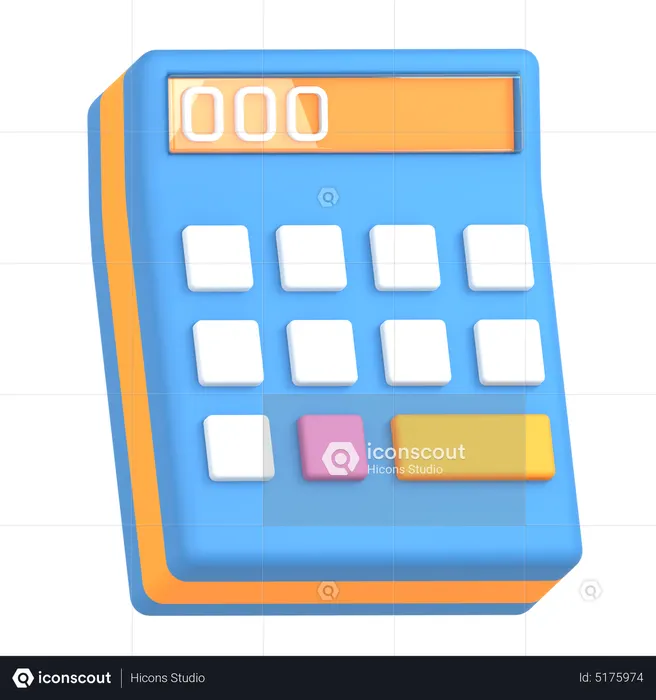 Calculator  3D Icon