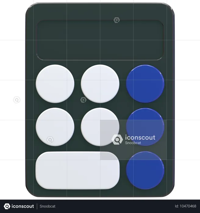 Calculator  3D Icon