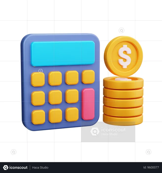 Calculator  3D Icon