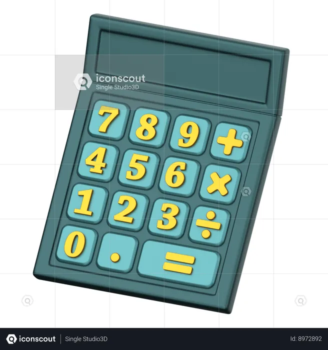 Calculator  3D Icon