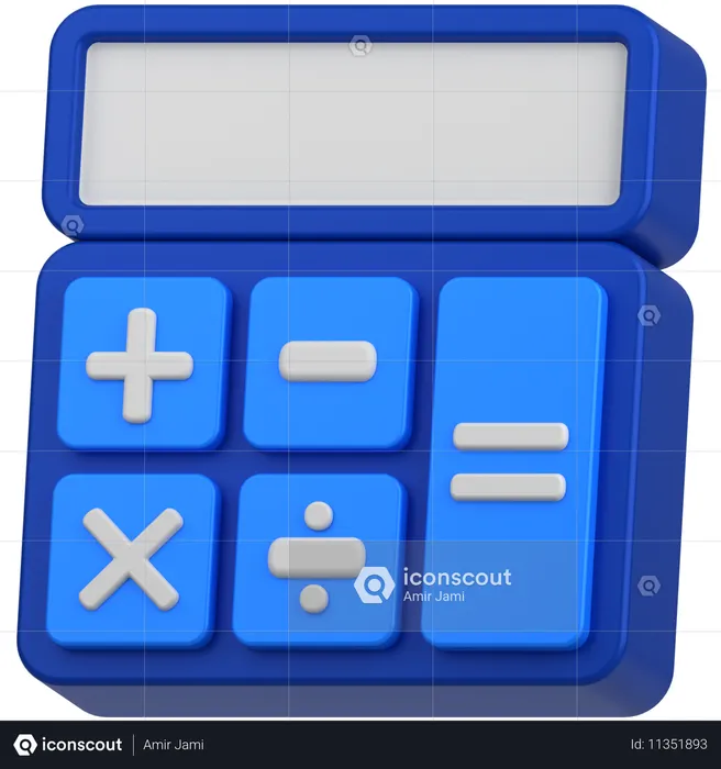 Calculator  3D Icon