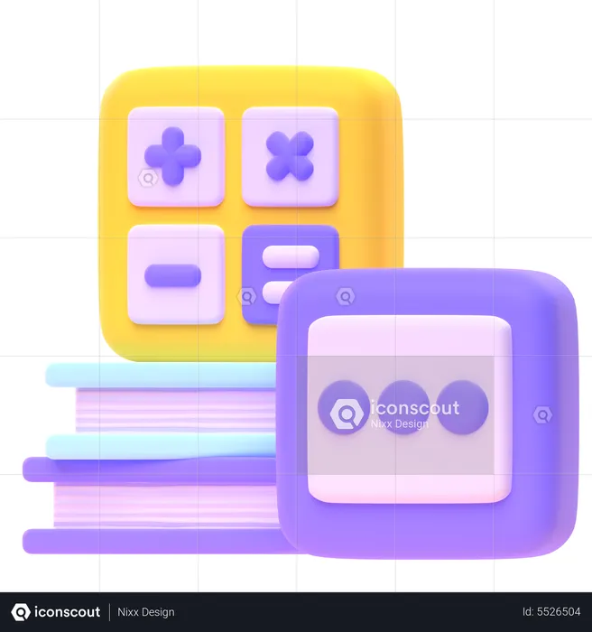 Calculator  3D Icon