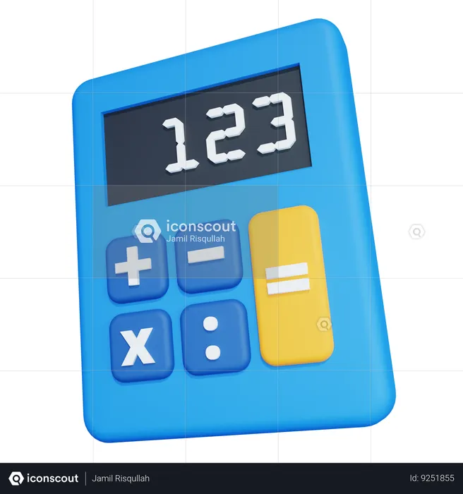 Calculator  3D Icon