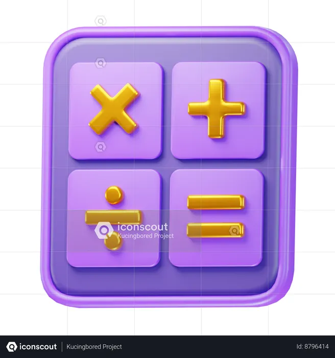 Calculator  3D Icon