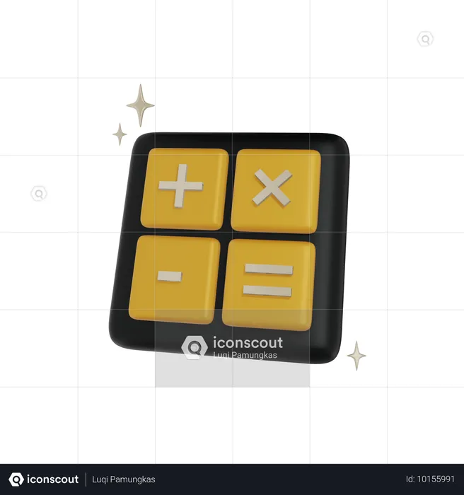 Calculator  3D Icon