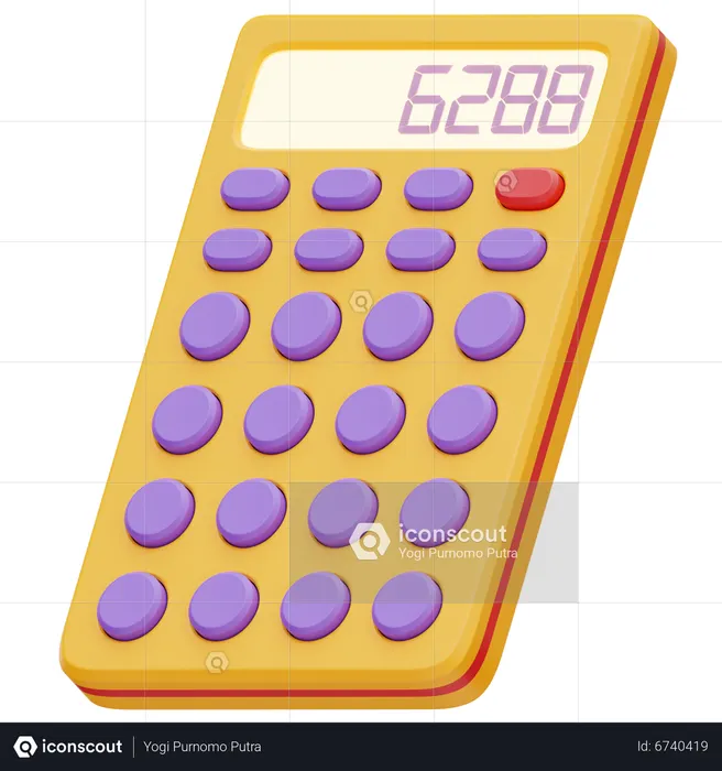 Calculator  3D Icon