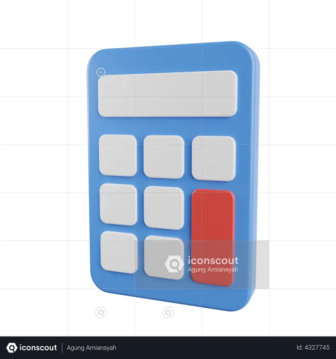 Calculator  3D Illustration