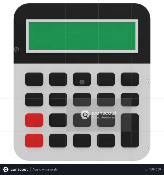 Calculator  3D Illustration