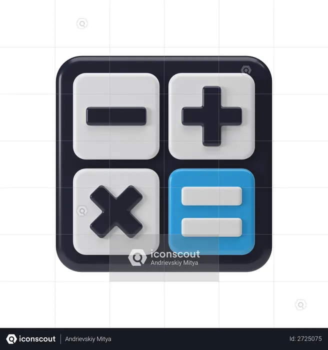 Calculator  3D Illustration