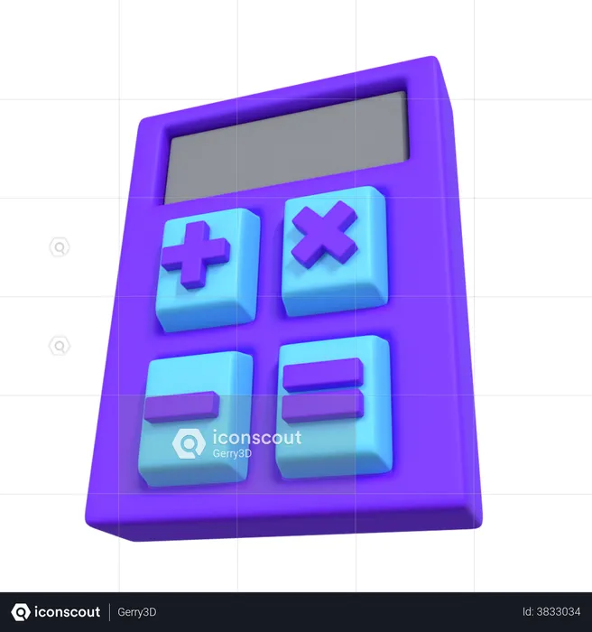 Calculator  3D Illustration